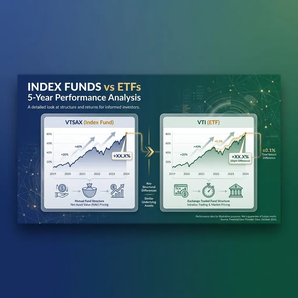 Index Funds vs ETFs (2026): Are They Actually Different?