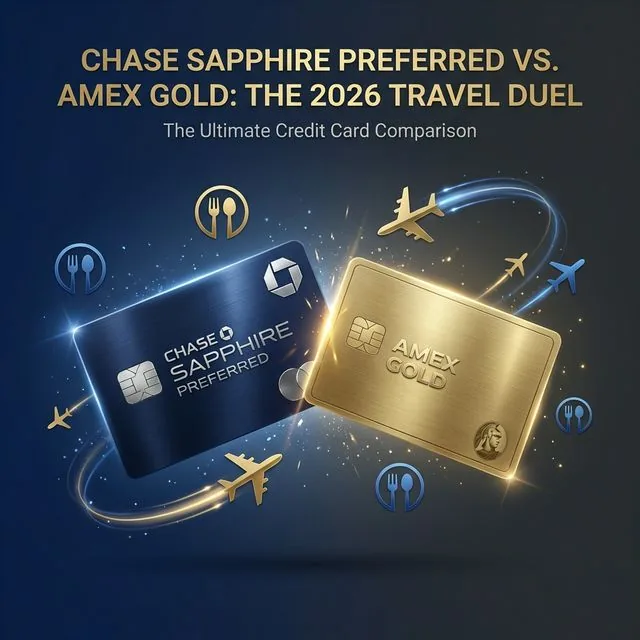 Amex Gold vs Chase Sapphire Preferred (2026): Which Wins?