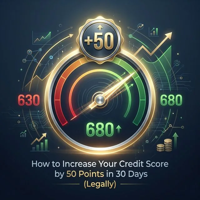 Raise Your Credit Score 50 Points in 30 Days